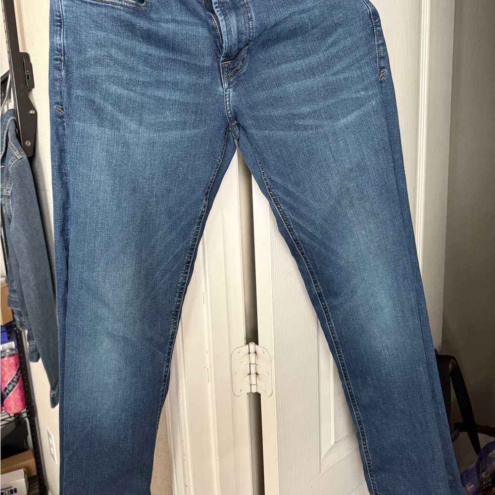 Express Blue Straight Jeans